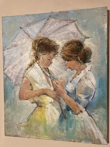 Peinture sur toile signée - peinture,