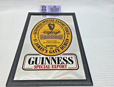 Cadre miroir publicitaire GUINNESS Special Export Stout - Collection - Bar -