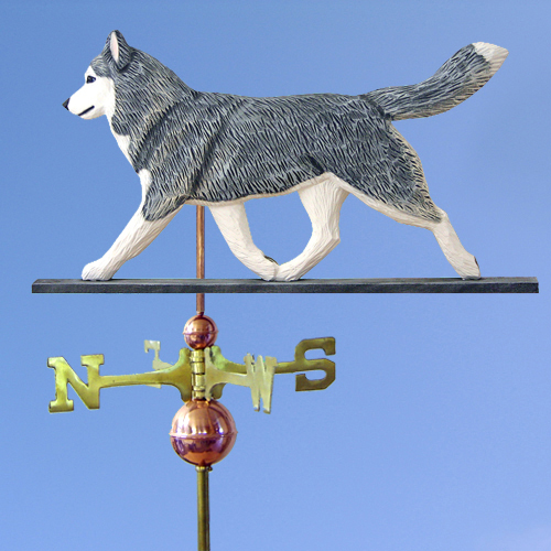 Husky sibérien main - main, sculpté