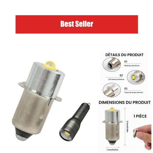 Ampoule led p13 3w - led, 3v