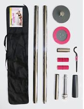 Professional Spinning Dancing Pole Portable Removable Fitness Kit-Pink