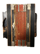 Mira Accordeon Vintage German Button Accordion – Working, Needs Restoration