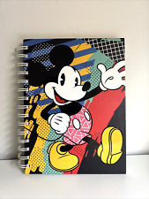 Disney Parks Mickey Mouse Lined Journal Spiral Notebook Hardcover Reversible