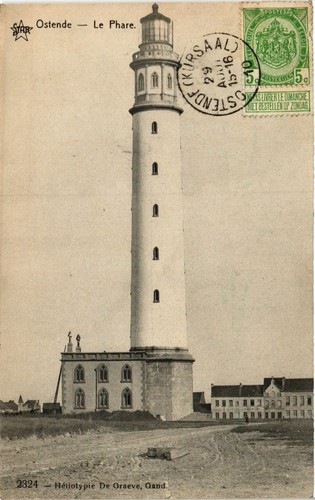 Cpa ostende phare - ostende, le