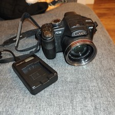 Panasonic LUMIX DMC-FZ38 12.1MP Digital Camera - Black with Charger Flash Fault 