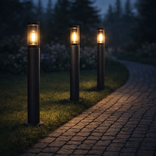 Lampe pied extérieur - à,
