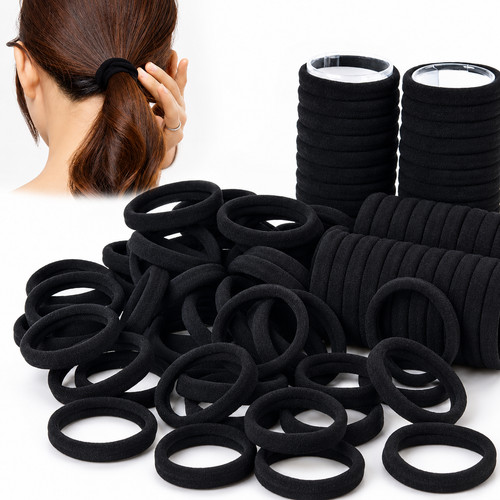 100 bandes élastiques noires