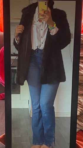 Manteau fourrure véritable - manteau,