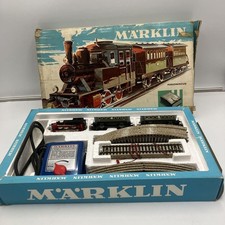 Marklin HO Scale Basic Set 3029 Steam Locomotive, Vintage 1961, West Germany