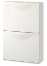 Ikea TRONES meuble / rangement chaussure Blanc