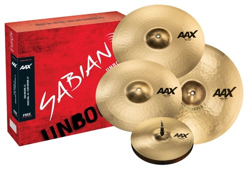 Sabian aax brilliant - brilliant, 4pc