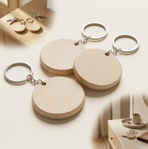 Lot porte clés en bois - porte-clÉs,