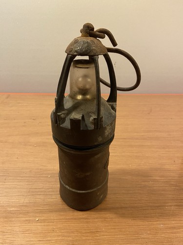 Lampe mineur ancienne - de,