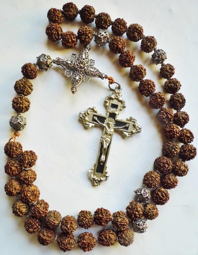 Grand crucifix pectoral - , perles