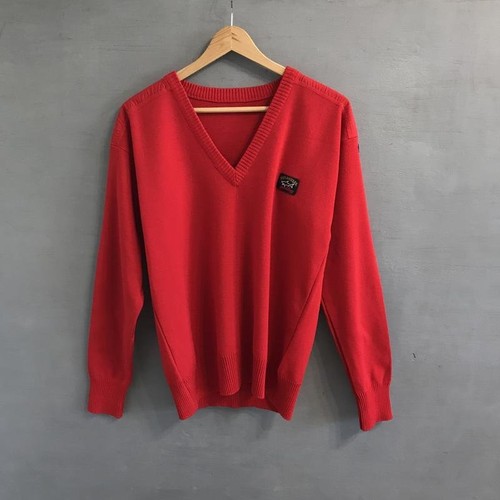 Men paul shark sweater - &, red