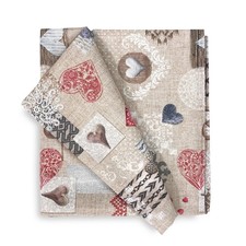 NAPPE EN COTON Design tyrolien