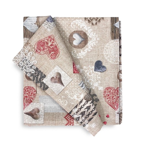 Nappe coton design tyrolien - coton,