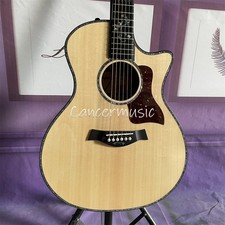 916ce Cutaway Abalone Inlay Acoustic Electric Guitar Solid Top with Electronics