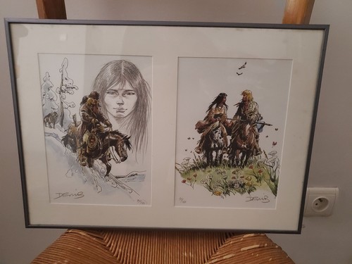 Litho derib tirage art - litho, .tirage