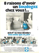 ADVERTISING 105 1970 CAMPING GAZ LE SOUDOGAZ ADVERTISING