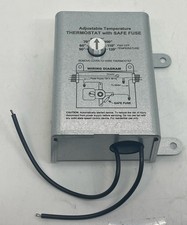 Unbranded Adjustable Temperature (50-120°F) Thermostat  w/ Safe Fuse **NEW**