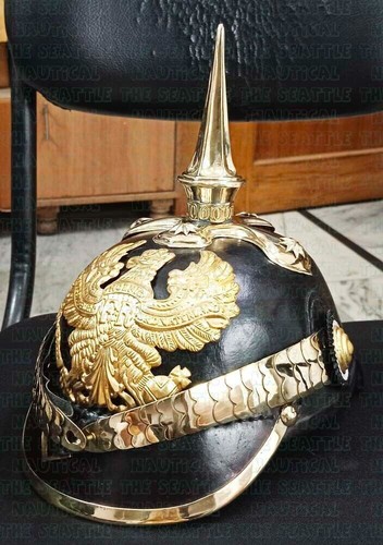 Casque allemand cuir - casque,