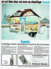 advertising 0922 1965 Francia bruleurs heating oil eco