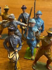 Lot of Antique Lead Soldiers & Toy Children & Various