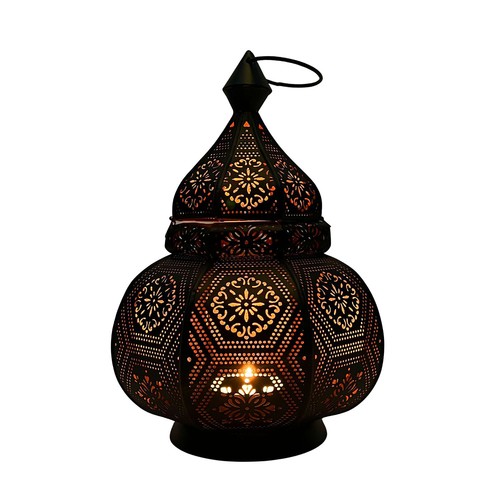 Lanterne orientale noire - orientale, en