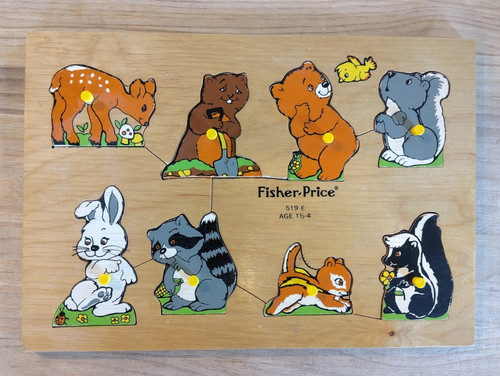 Puzzle bois fisher price - puzzle,