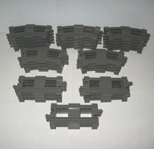 LEGO DUPLO 34 CURVED & STRAIGHT RAILS #2734 2735 TRAIN STRAIGHT & CURVED TRACKS