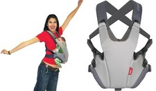 Phil & Teds Pepe Child Carrier Newborn to 12kg Inward Outward Facing Merino