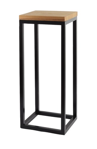 Porte plante bois - chêne, 62cm