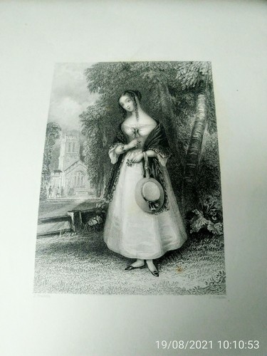 Gravure mode anglaise - gravure,