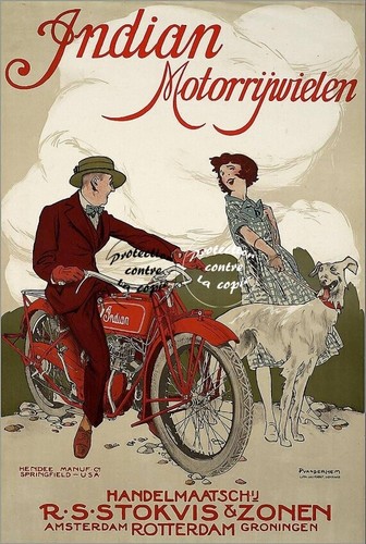 Indian moto rf69 poster - -,