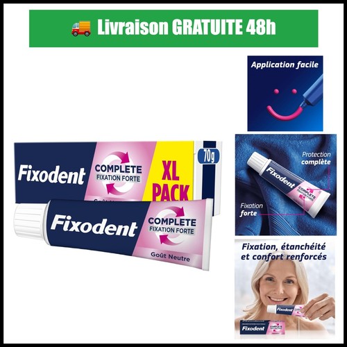 Fixodent crème adhésive pour - crème,