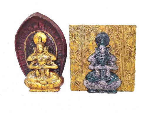 Plaques tibétaines bois - plaques,