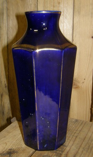Joli vase bleu - bleu, à