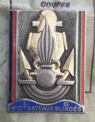 Insigne émail cie - émail, 4°