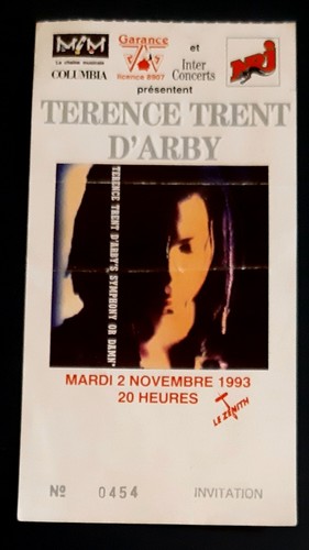 Ticket billet used stub - used, place