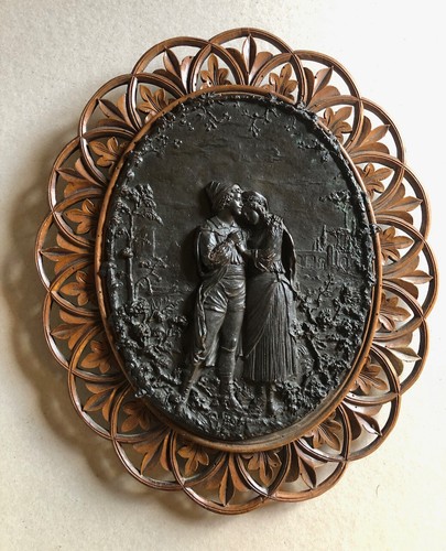 Plaque cuivre repoussé - en, —