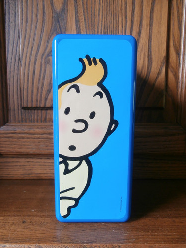 Boite metal tintin visage - tintin,