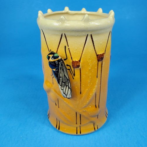 French sicard cicada vase - "cicada",