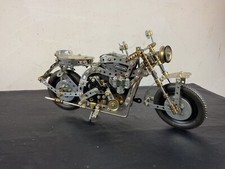 Meccano large motorcycle with gear. 37 cm
