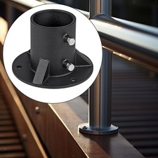 Bride de sol pour poteau de clôture montée sur béton, robuste, pour lampe