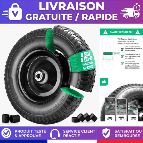 Roue brouette increvable - roue,