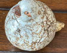 Crackle Ceramic French Athezza Chick Bird Farmhouse Figurine Handmade