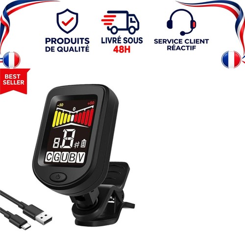 Accordeur pince compact - accordeur,