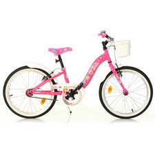 Vélo Fille 20" Dino Bikes Barbie Roues 20 Pouces Panier Avant Rose