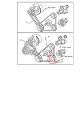 Poulie Courroie Alfa Romeo 155